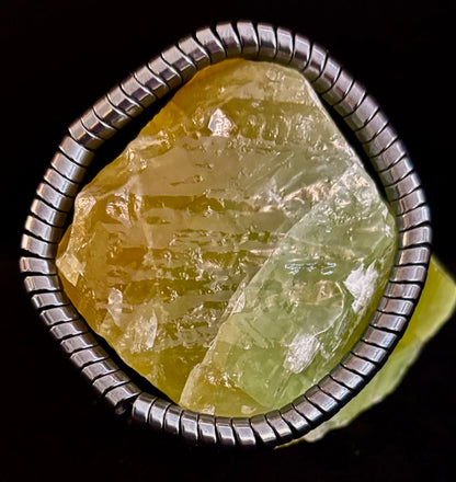 🐍 Snake Bone Style Hematite Bracelet – Bold & Modern Power Piece