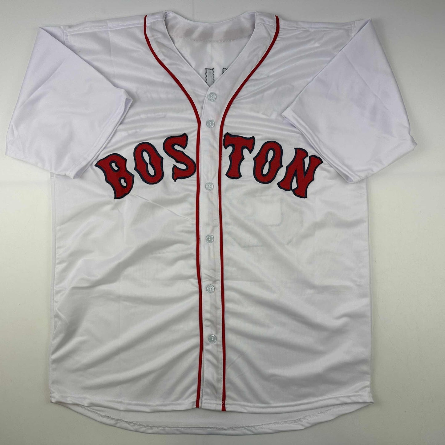 Autographed/Signed Jonathan Papelbon Boston White Baseball Jersey JSA COA