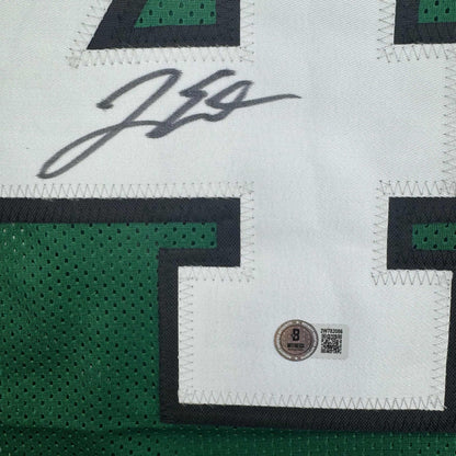 Autographed/Signed Jake Elliott Philadelphia Kelly Green Football Jersey Beckett BAS COA