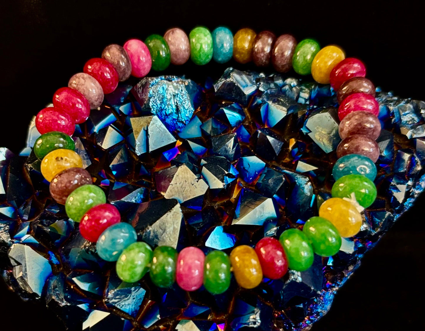 Multi-Color Tourmaline Wish Bracelet