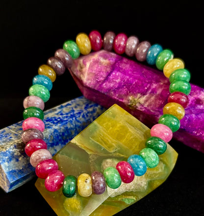 Multi-Color Tourmaline Wish Bracelet