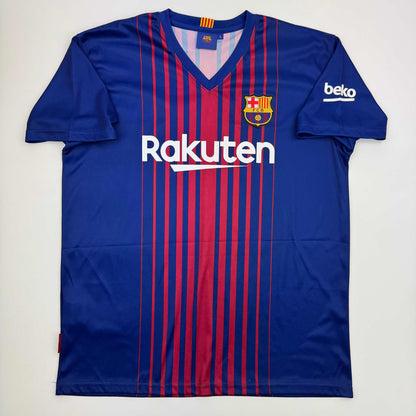 Autographed/Signed Lionel Leo Messi FC Barcelona Soccer Jersey Beckett BAS COA