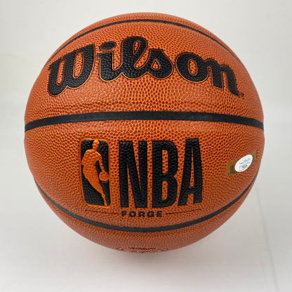 Autographed/Signed Mark Cuban Dallas Mavericks Full Size FS Wilson Basketball JSA COA