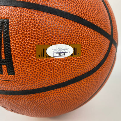 Autographed/Signed Mark Cuban Dallas Mavericks Full Size FS Wilson Basketball JSA COA