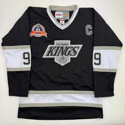 Autographed/Signed Wayne Gretzky Los Angeles Kings Black Hockey Jersey Fanatics COA
