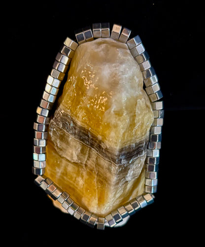 Sleek Silver Cube Beaded Bracelet – Minimalist Style for Any Occasion