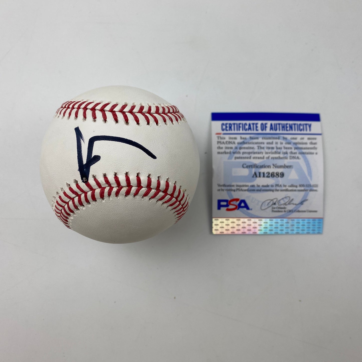 Autographed/Signed Kanye West Rawlings Official Major League ROML Baseball PSA/DNA COA Auto