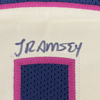 Autographed/Signed Jalen Ramsey Florida State FSU Black College Football Jersey JSA COA