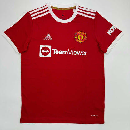 Autographed/Signed Harry Maguire Manchester United Red Soccer Jersey Beckett BAS COA