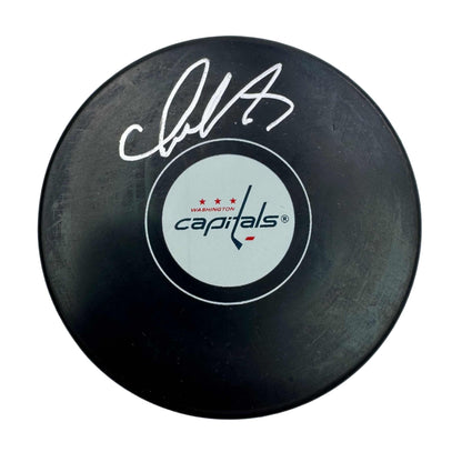 Autographed/Signed Alexander Alex Ovechkin Washington Capitals Logo Hockey Puck Fanatics COA