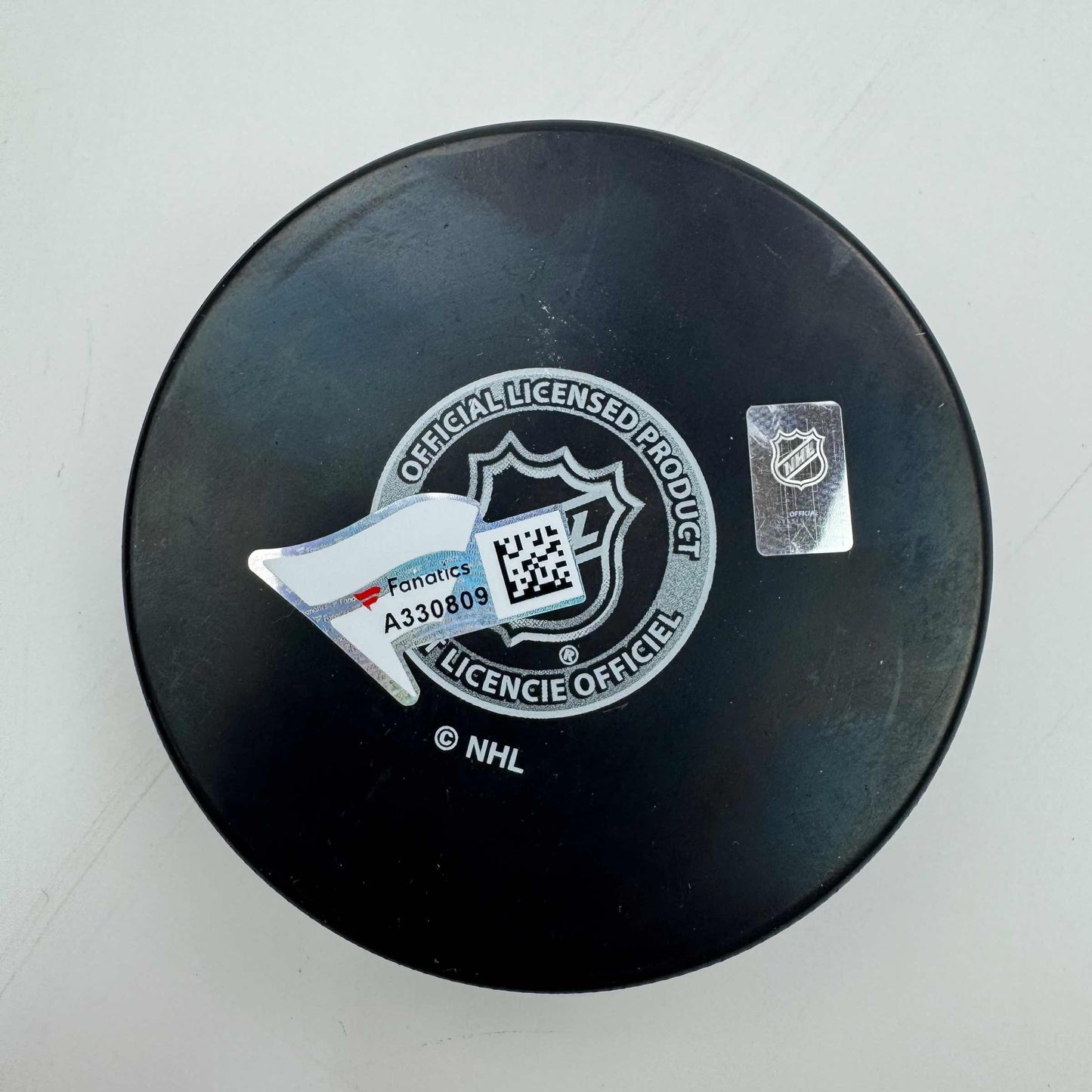 Autographed/Signed Alexander Alex Ovechkin Washington Capitals Logo Hockey Puck Fanatics COA