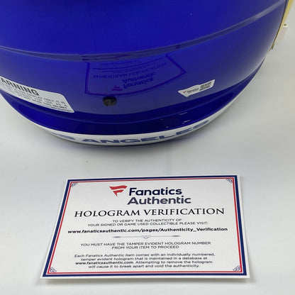 Autographed/Signed Cooper Kupp Super Bowl LVI Champions Los Angeles Rams Full Size FS F/S Replica Football Helmet Fanatics COA