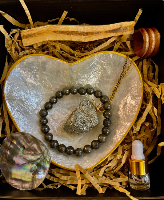 The Pyrite Attract Abudance Collection - Gift Box