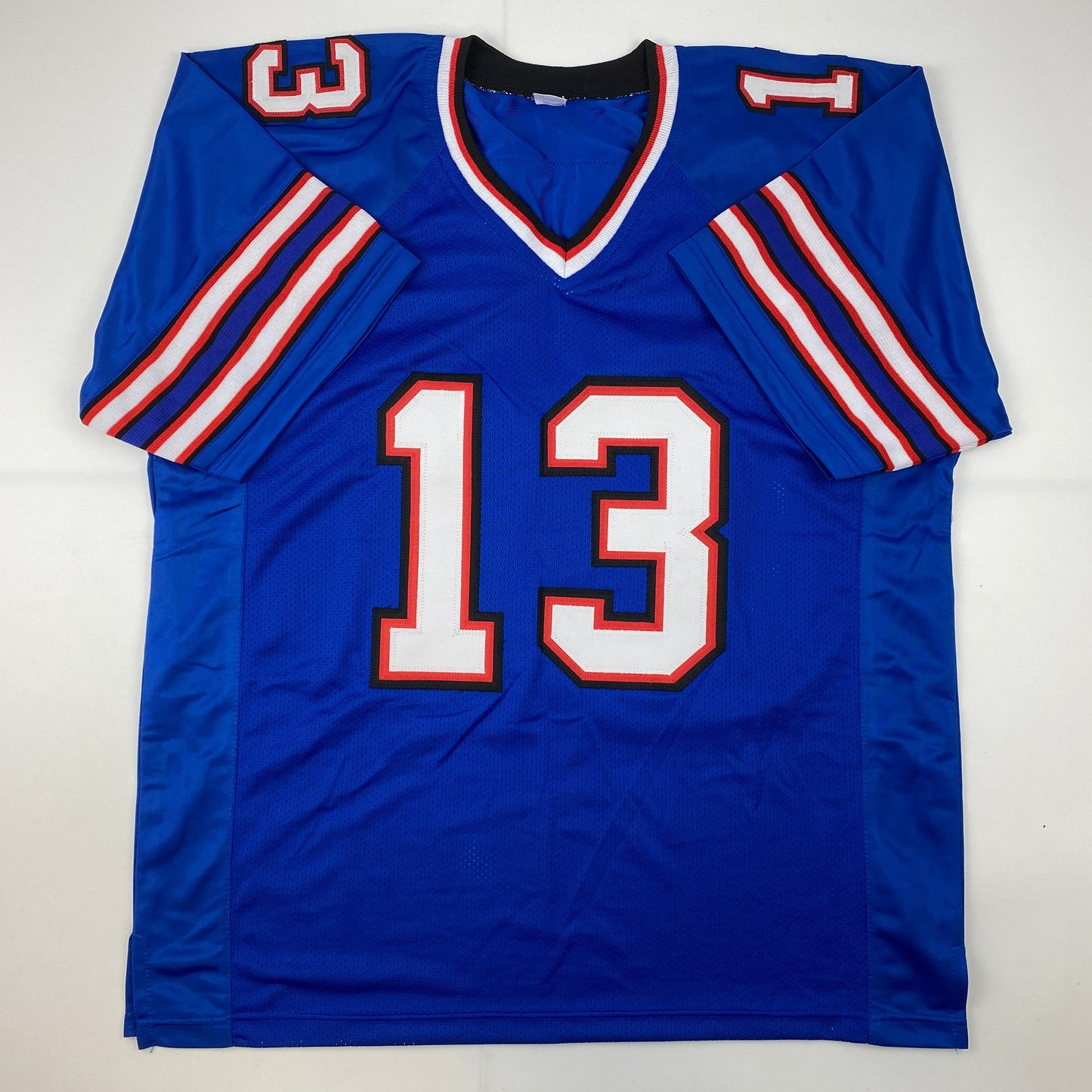 Autographed/Signed Gabriel Gabe Davis Buffalo Blue Football Jersey Beckett BAS COA