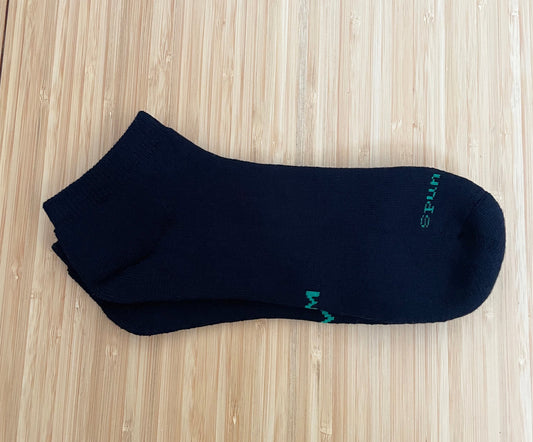 Clearance No Look Anklet Bamboo Viscose Socks - Black