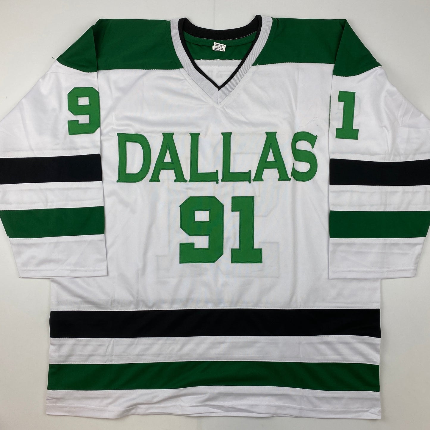 Autographed/Signed Tyler Seguin Dallas White Hockey Jersey JSA COA