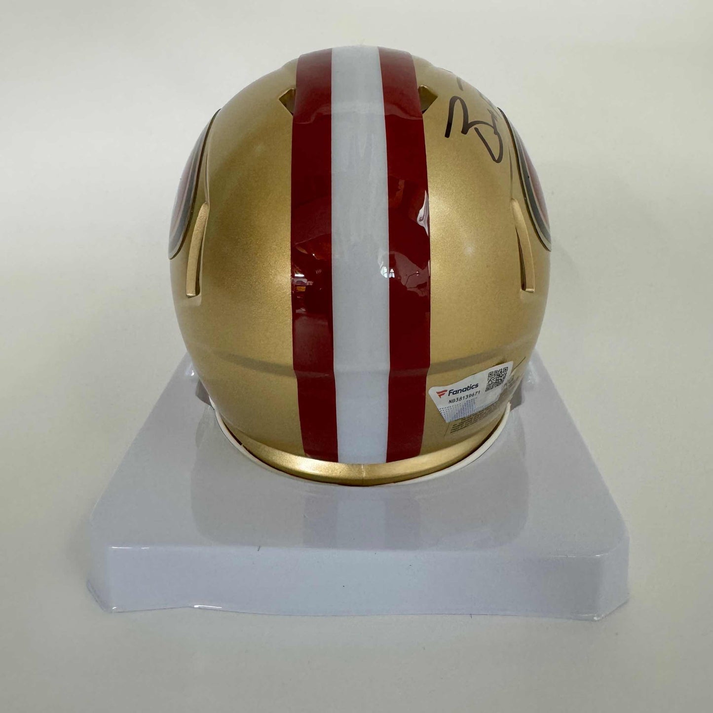 Autographed/Signed Brock Purdy San Francisco 49ers Football Mini Helmet Fanatics COA