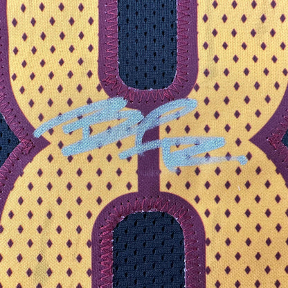 Autographed/Signed Brian Robinson Jr. Washington Black Football Jersey PSA/DNA COA