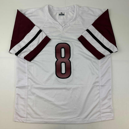 Autographed/Signed Brian Robinson Jr. Washington White Football Jersey PSA/DNA COA