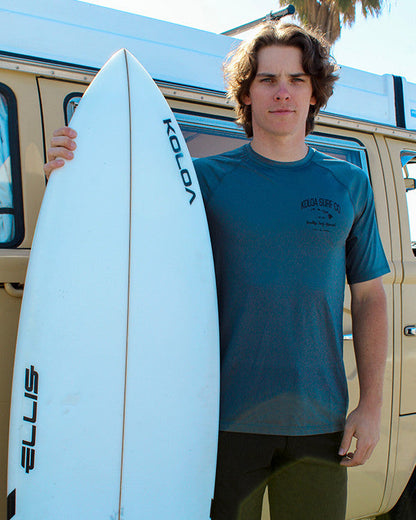 Koloa Islands Short Sleeve Men's Rash Guard