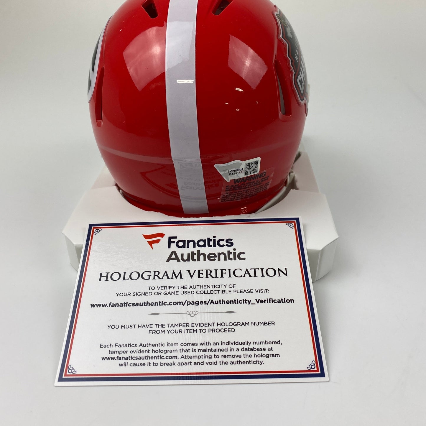 Autographed/Signed Kirby Smart Georgia Bulldogs 2021 National Champions Mini College Football Helmet Fanatics COA