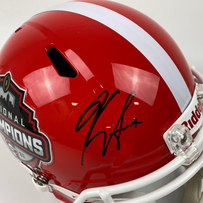 Autographed/Signed Kirby Smart Georgia Bulldogs 2021 National Champions Full Size FS F/S Replica College Football Helmet Fanatics COA