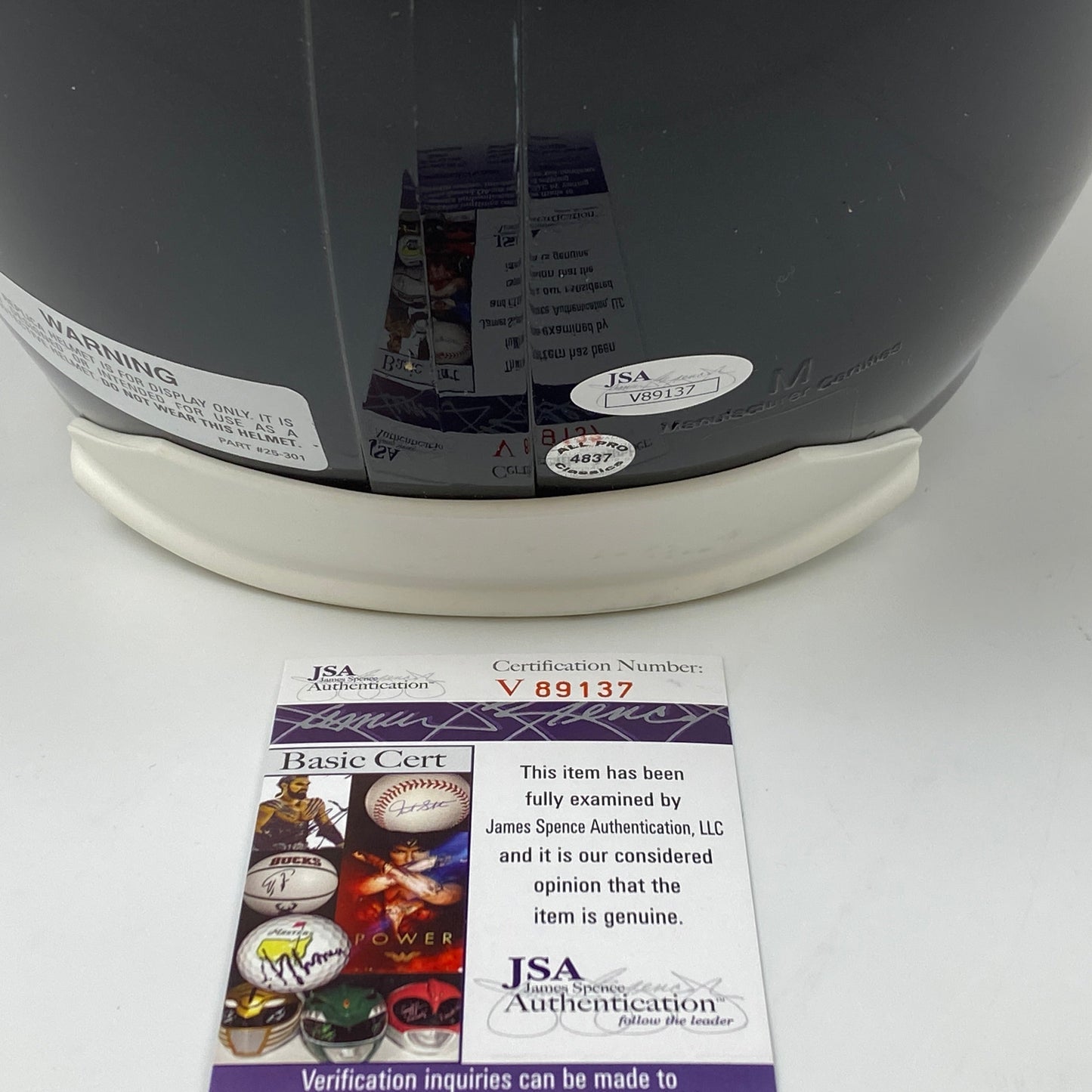 Autographed/Signed Tony Gonzalez Atlanta Falcons Full Size FS F/S Replica Football Helmet JSA COA