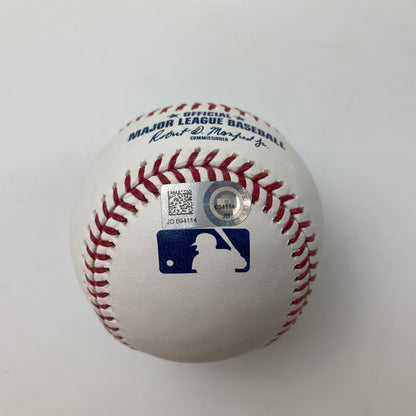 Autographed/Signed Aaron Judge Rawlings Official Major League Baseball ROML Fanatics COA