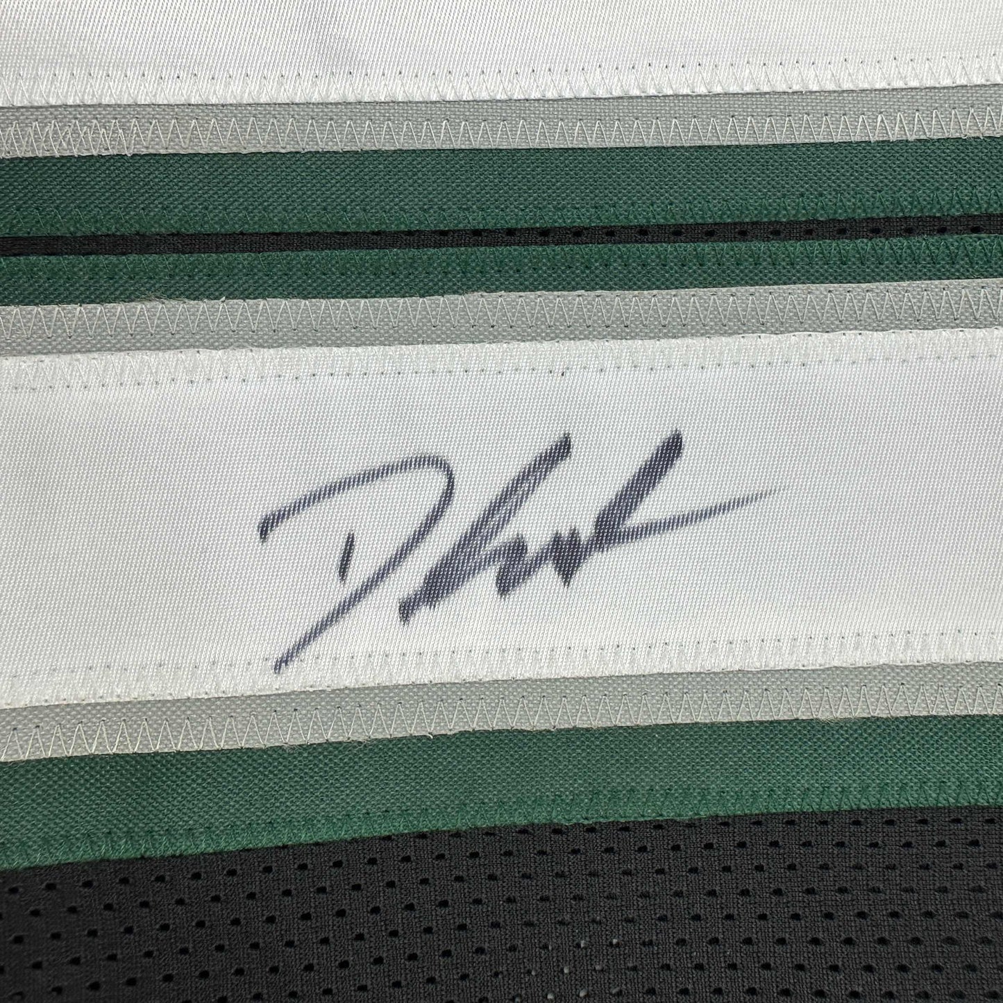 Autographed/Signed D'Andre Swift Philadelphia Black Football Jersey JSA COA