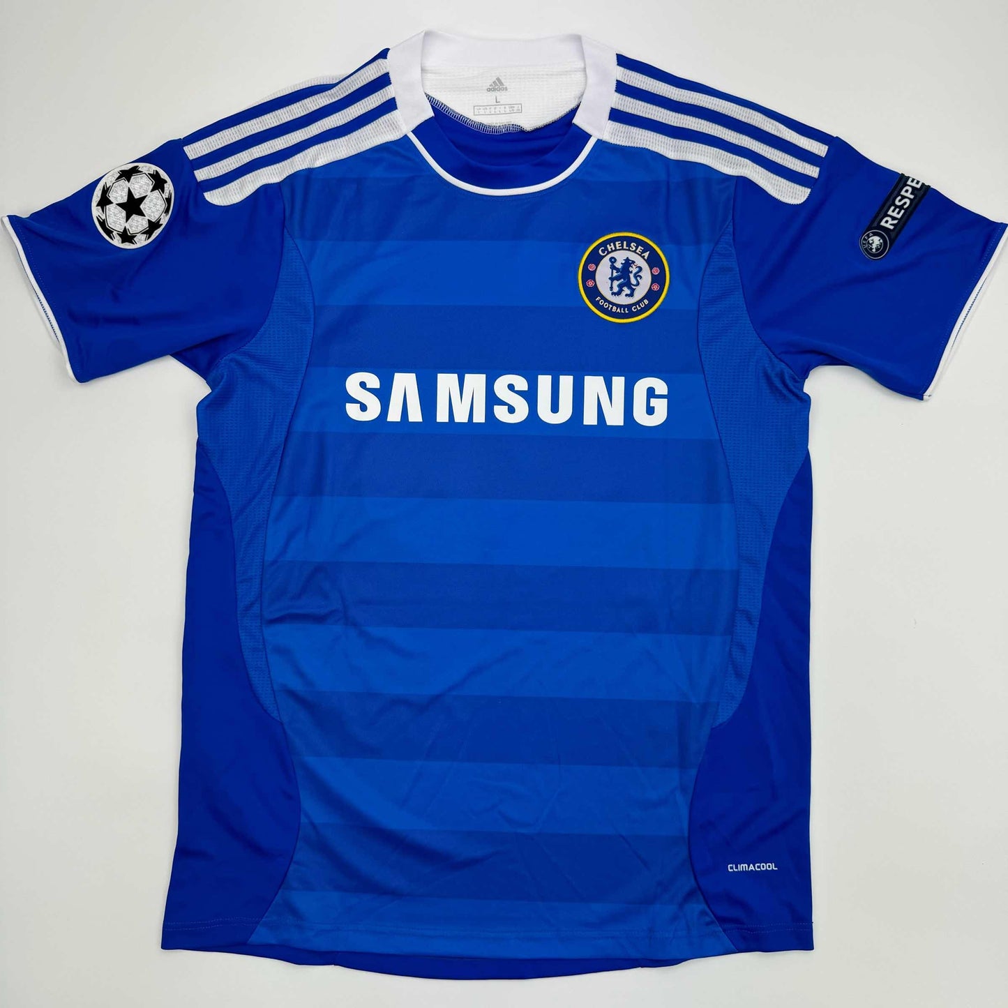Autographed/Signed John Terry Chelsea FC 2012 Final Blue Soccer Futbol Jersey Beckett BAS COA