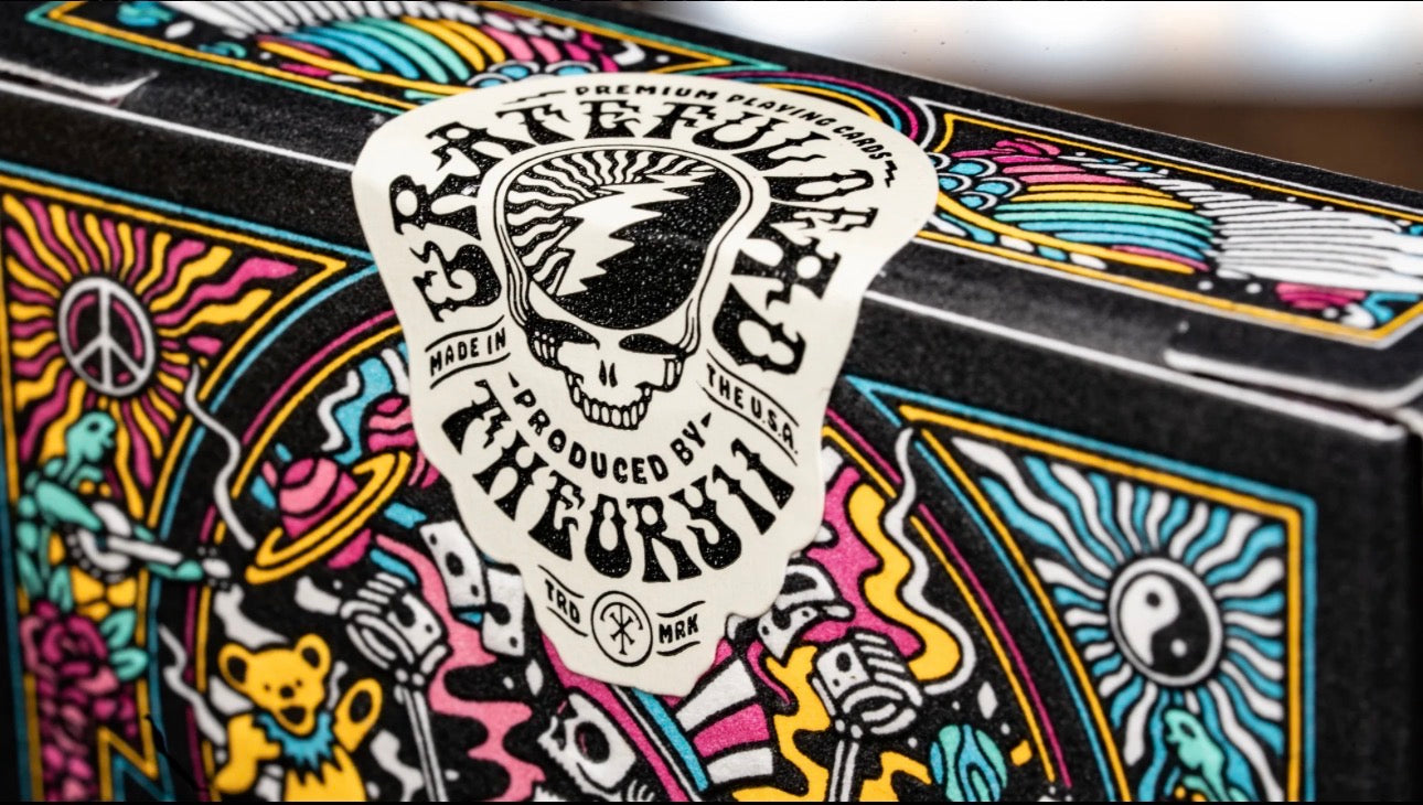 Grateful Dead Drops - Stealie- Collector's Edition Pickleball Paddle & Playing Cards