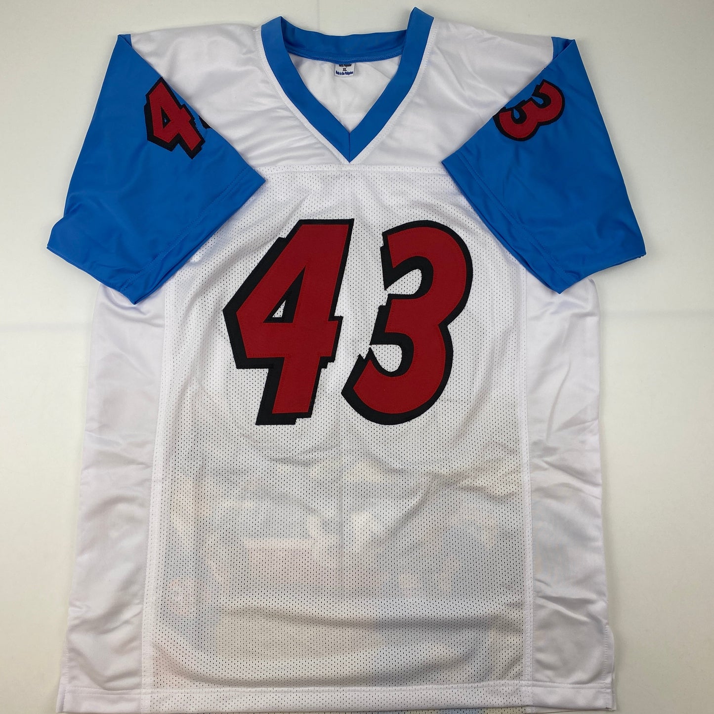 Autographed/Signed Richard Petty NASCAR Auto Racing White Photo Jersey JSA COA