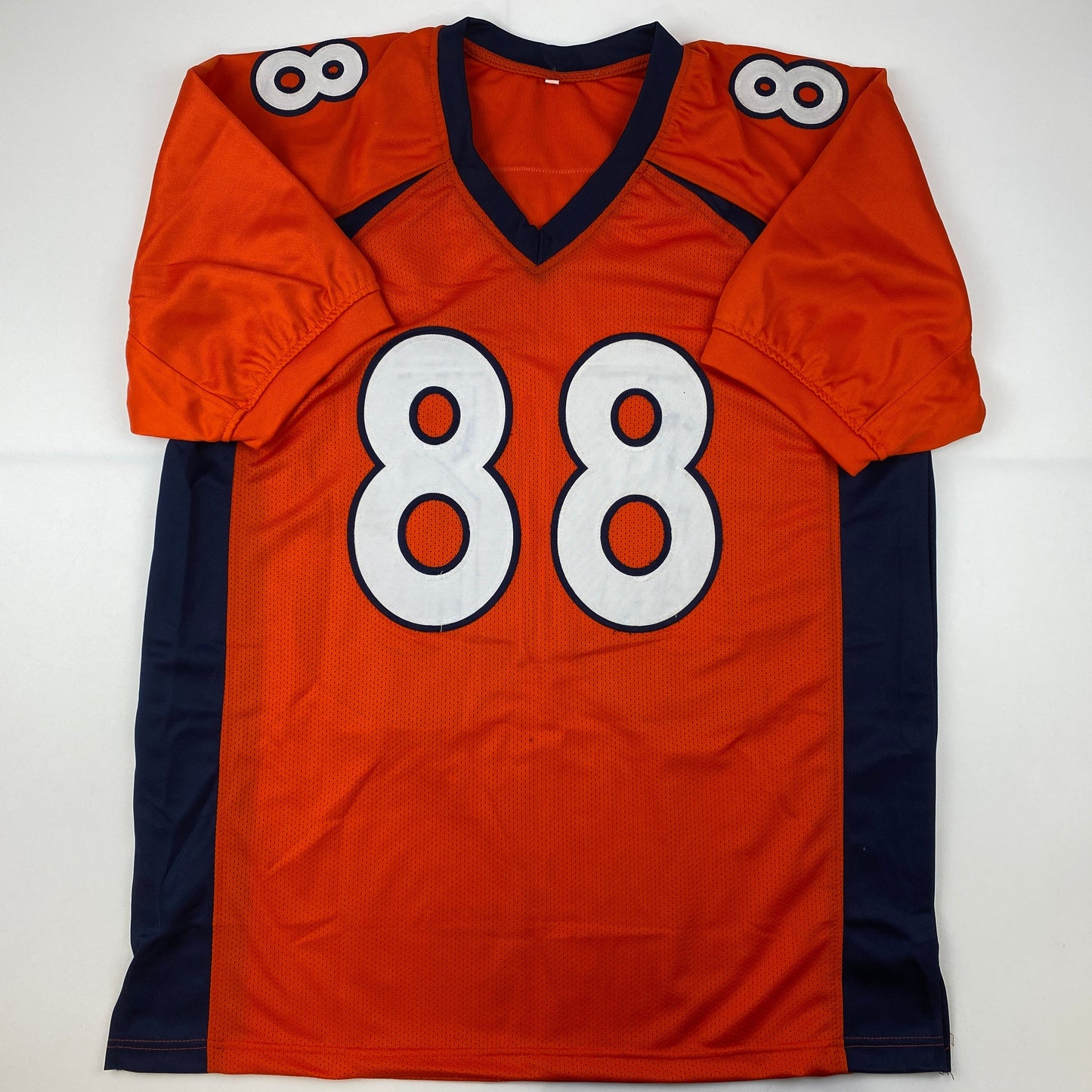 Autographed/Signed Demaryius Thomas Denver Broncos Orange Football Jersey PSA/DNA COA