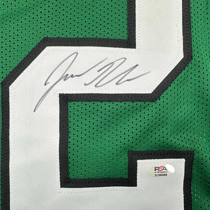 Autographed/Signed Jason Kelce Philadelphia Kelly Green Football Jersey PSA/DNA COA