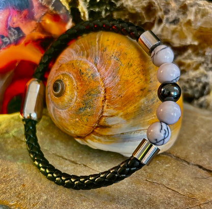 Magnetic Buckle Braided Bracelet – 4 Unique Styles - Medium Wrists