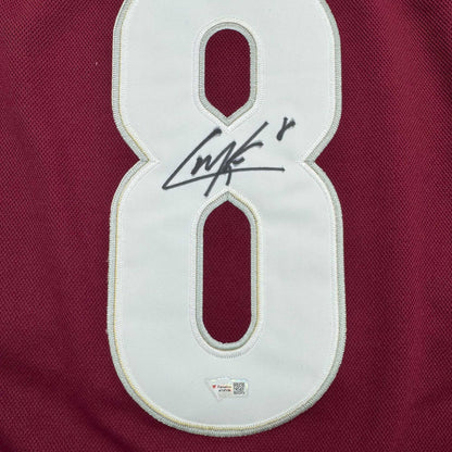 Autographed/Signed Cale Makar Colorado Avs Avalanche Maroon Authentic Hockey Jersey Fanatics COA