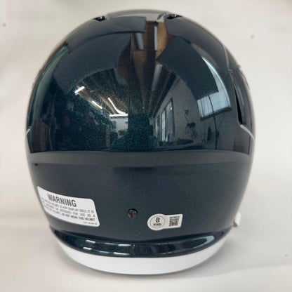 Autographed/Signed Michael Mike Vick Philadelphia Eagles Full Size FS F/S Replica Football Helmet Beckett BAS COA