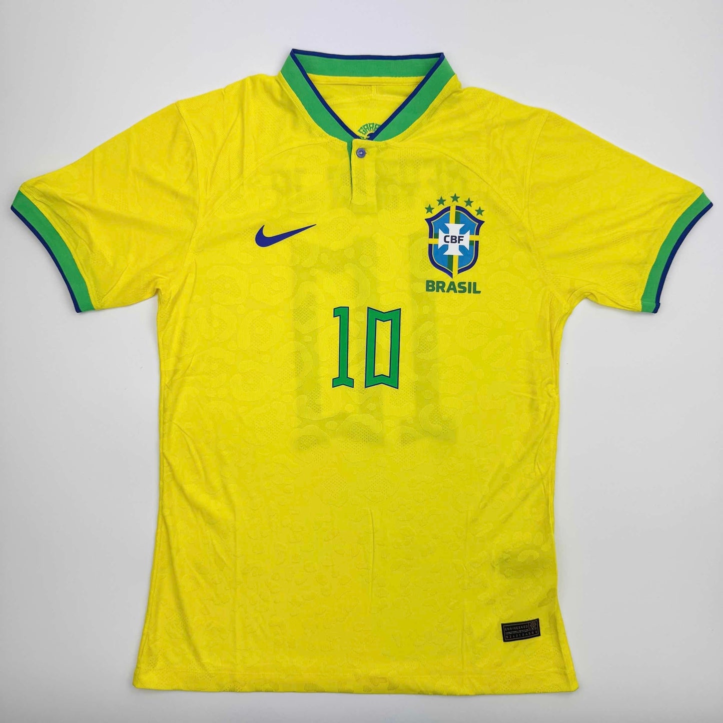 Autographed/Signed Neymar Jr. Brazil Soccer Futbol Jersey Beckett BAS COA
