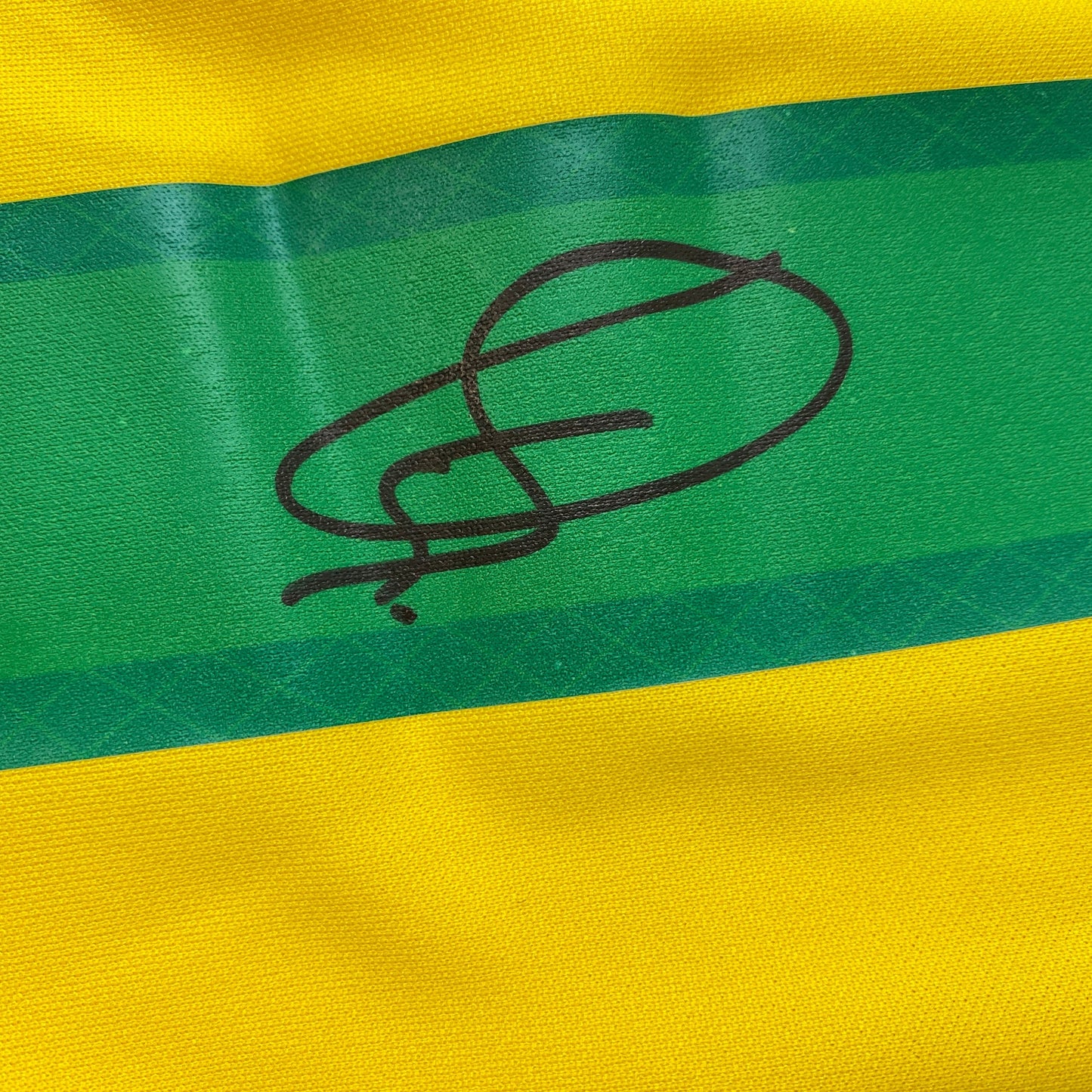 Autographed/Signed Vini Vinicius Jr. Brazil Yellow Soccer Jersey Beckett BAS COA