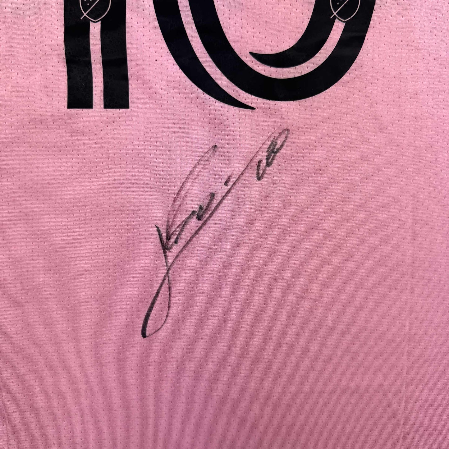 Autographed/Signed Lionel Leo Messi Inter Miami Pink Soccer Jersey Beckett BAS COA