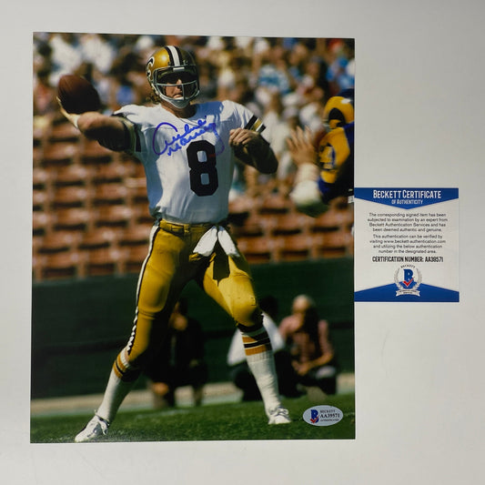 Autographed/Signed Archie Manning New Orleans Saints 8x10 Football Photo Beckett BAS COA #4