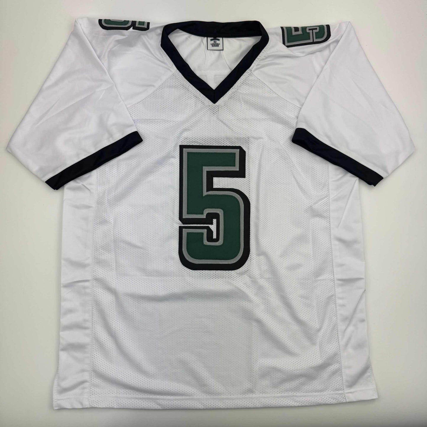 Autographed/Signed Donovan McNabb Philadelphia White Football Jersey JSA COA