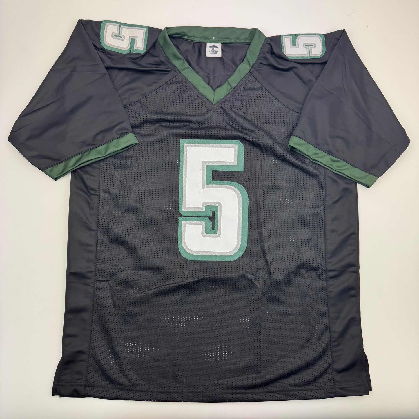 Autographed/Signed Donovan McNabb Philadelphia Black Football Jersey JSA COA