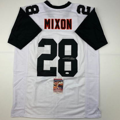 Autographed/Signed Joe Mixon Cincinnati Color Rush Football Jersey JSA COA