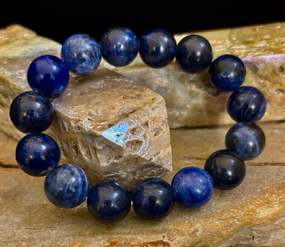Sodalite Gemstone Bracelet – Intuition, Truth & Emotional Balance
