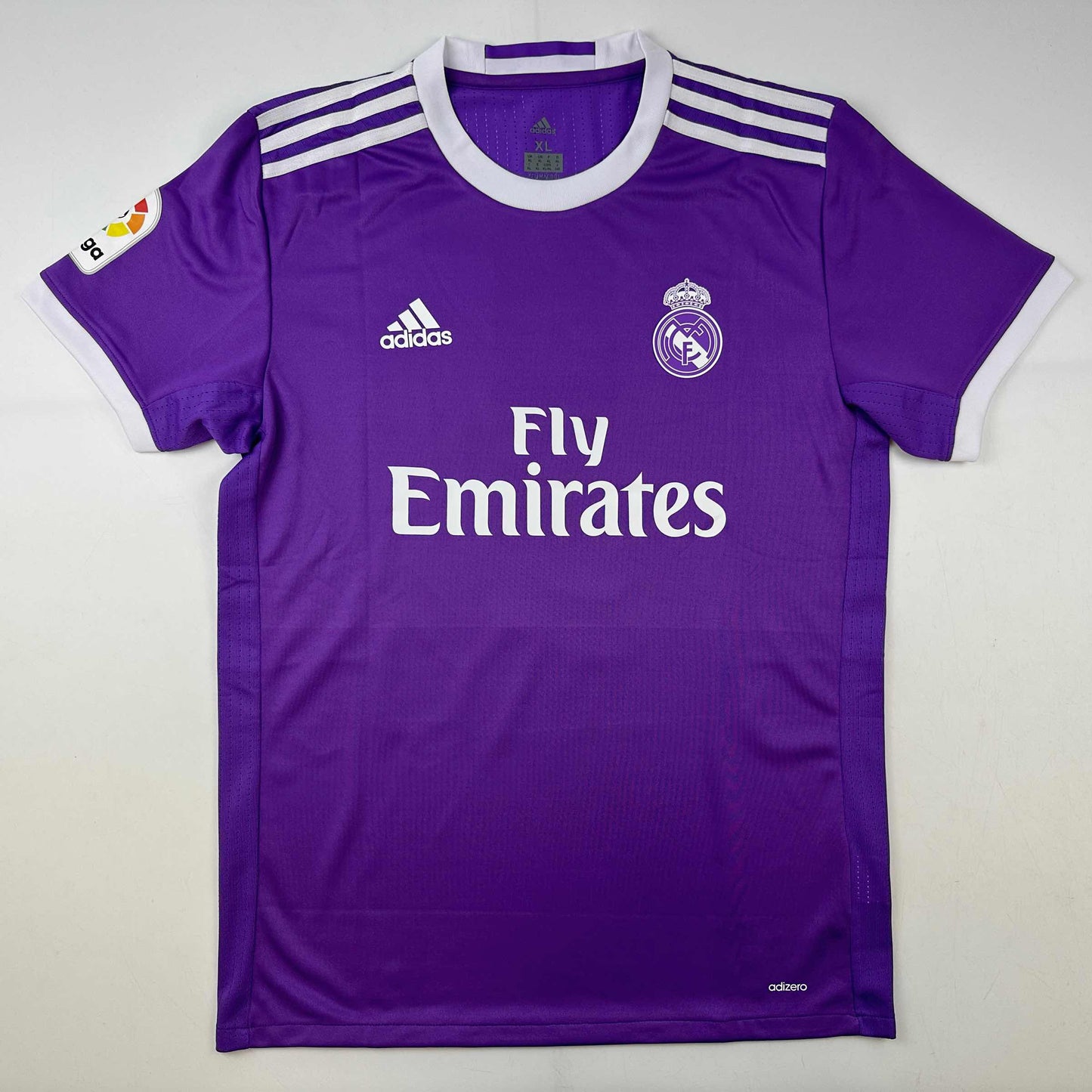 Autographed/Signed Karim Benzema Real Madrid 2016-17 Purple Soccer Jersey Beckett BAS COA
