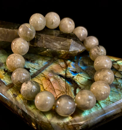 Labradorite Protection & Transformation Bracelet – 8mm, 10mm, 12mm Natural Stones