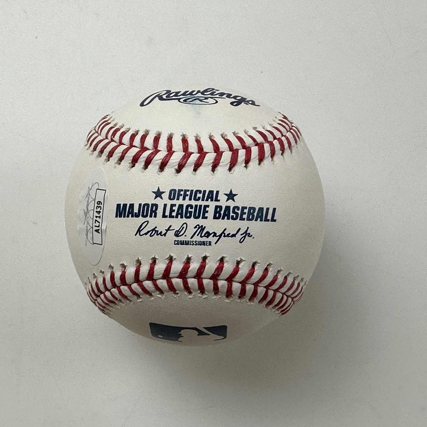 Autographed/Signed Jose Ramirez Rawlings Official Major League ROML Baseball JSA COA Auto