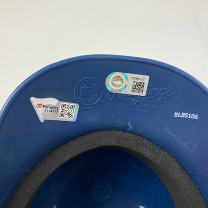 Autographed/Signed Aaron Judge Matte New York Yankees Mini Baseball Helmet Fanatics & MLB COA