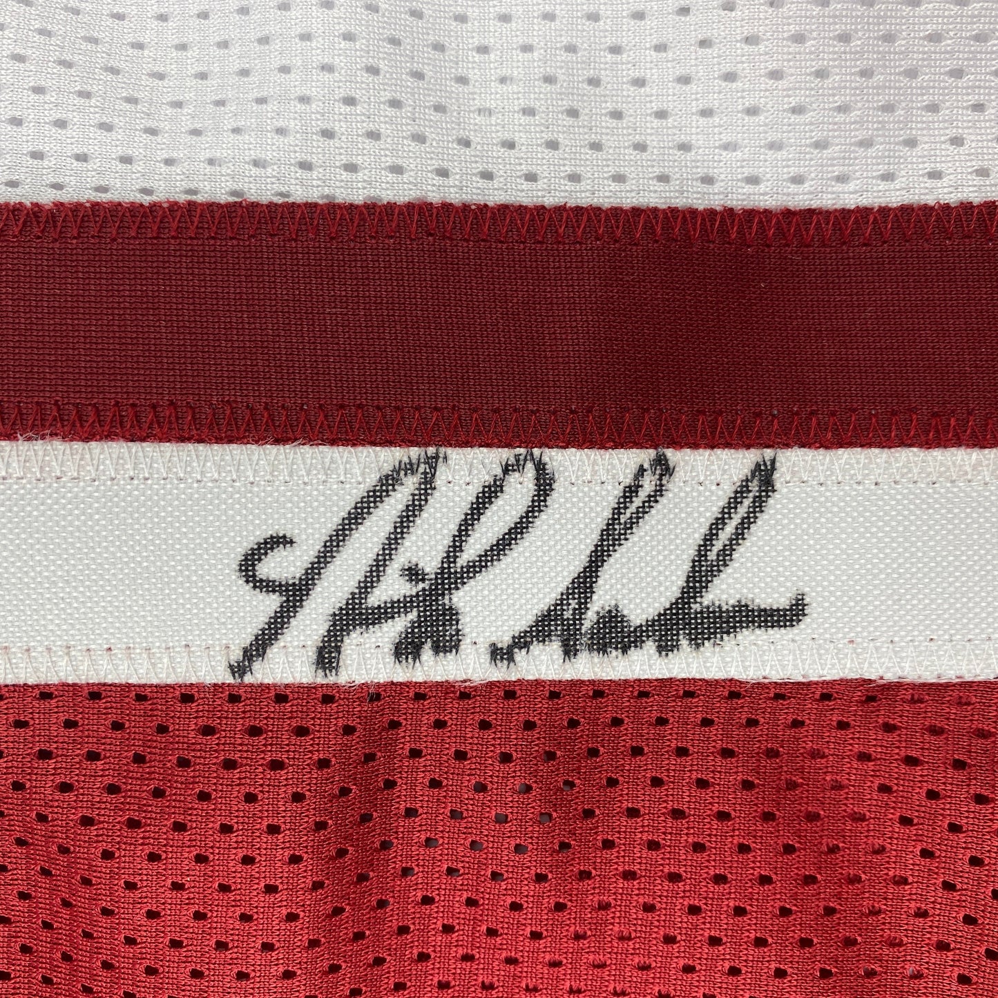 Autographed/Signed Nick Saban Alabama Split Pro Cut College Football Jersey PSA/DNA COA